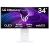 LG 34GX90SA-W pantalla para PC 86,4 cm (34") 3440 x 1440 Pixeles Wide Quad HD OLED Blanco