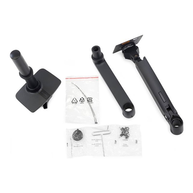 LX Desk Mount LCD Monitor Arm Tall Pole - Imagen 4