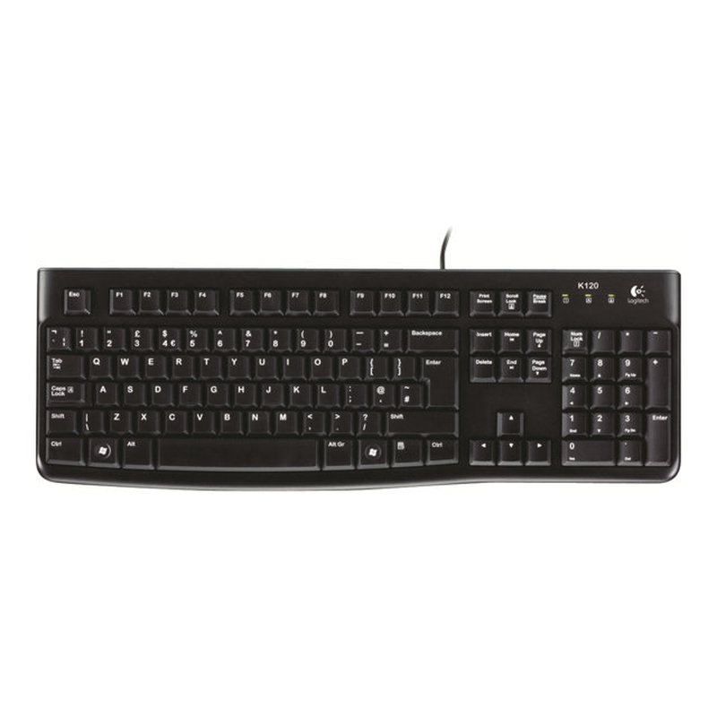 Logitech Keyboard K120 for Business teclado USB QWERTY Español Negro Logitech Keyboard K120 for Business teclado USB QWERTY Español Negro - Imagen 2