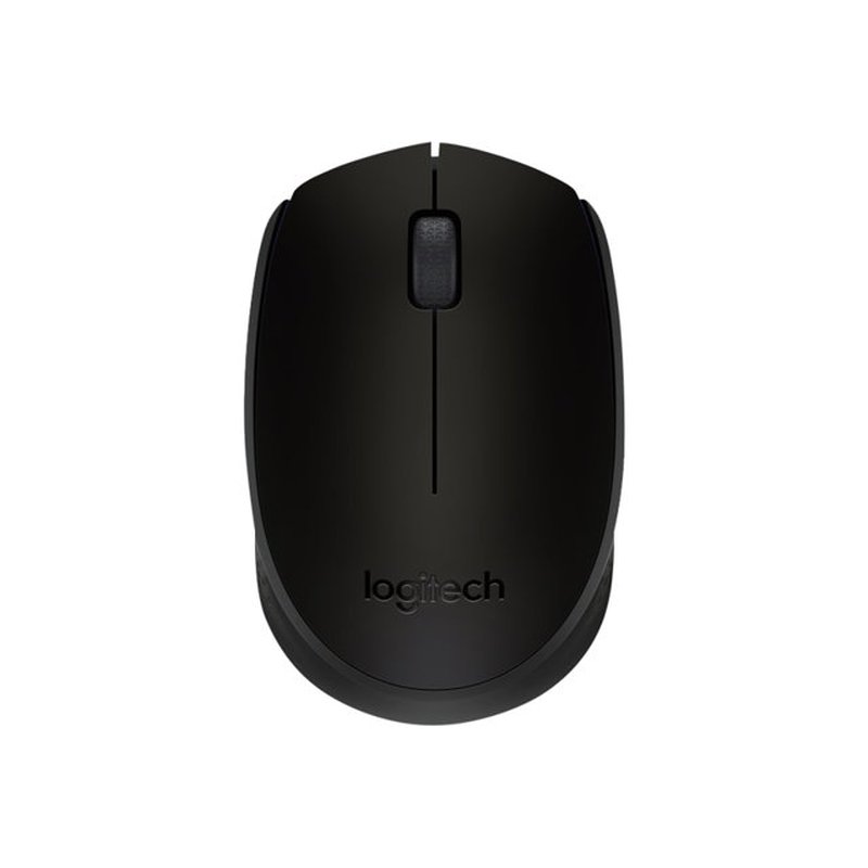 Logitech M171 Black-K ratón Ambidextro RF inalámbrico Óptico 1000 DPI