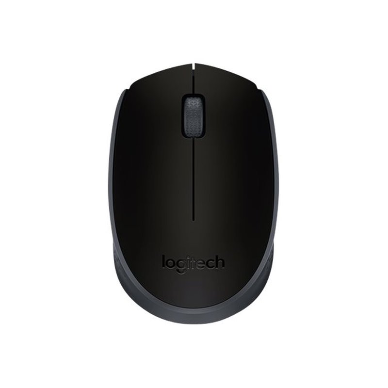 Logitech M171 Black-K ratón Ambidextro RF inalámbrico Óptico 1000 DPI - Imagen 2