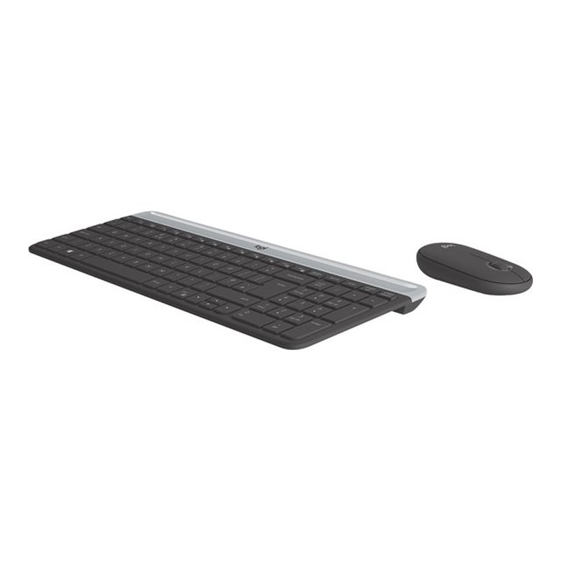 Logitech MK470 teclado Ratón incluido USB QWERTY Español Grafito