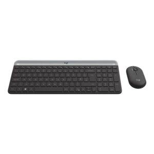 Logitech MK470 teclado Ratón incluido USB QWERTY Español Grafito
