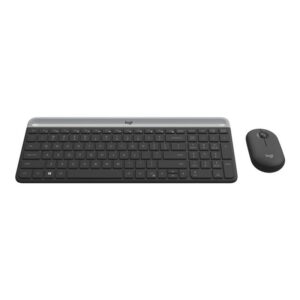 Logitech MK470 teclado Ratón incluido USB QWERTY Español Grafito