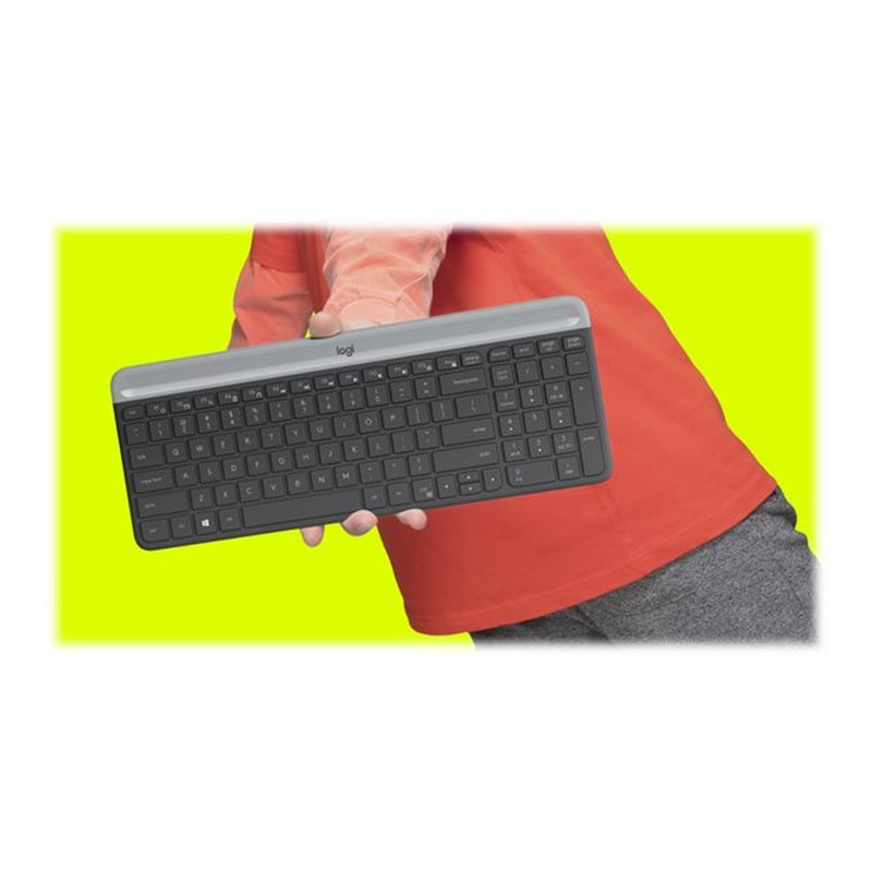 Logitech MK470 teclado Ratón incluido USB QWERTY Español Grafito - Imagen 8