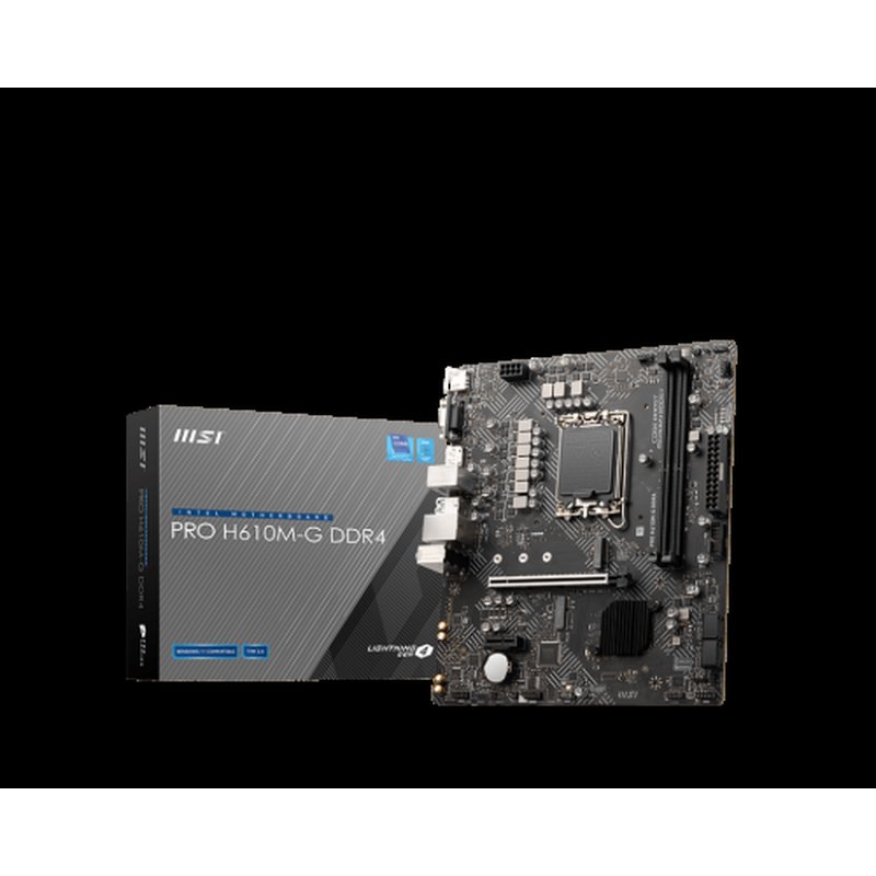 MSI PRO H610M-G DDR4 placa base Intel H610 LGA 1700 micro ATX