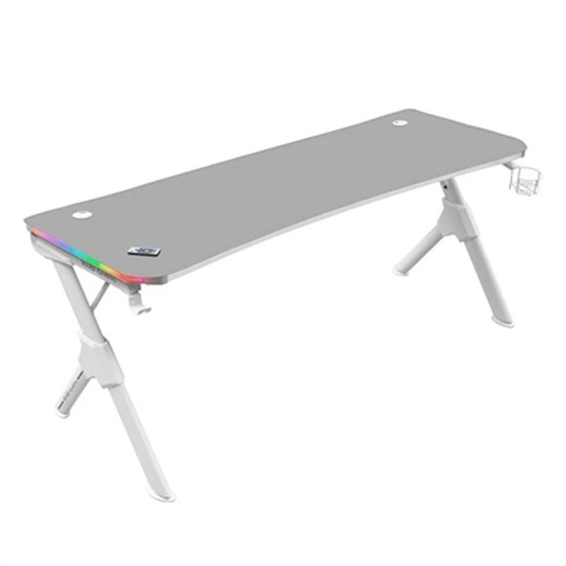Mars Gaming MGDXLRGB, Mesa Gaming Ergonómica RGB, Soporte Auriculares y Bebida, Escritorio PC, 160x60cm, Blanco Mars Gaming MGDXLRGB, Mesa Gaming Ergonómica RGB, Soporte Auriculares y Bebida, Escritorio PC, 160x60cm, Blanco