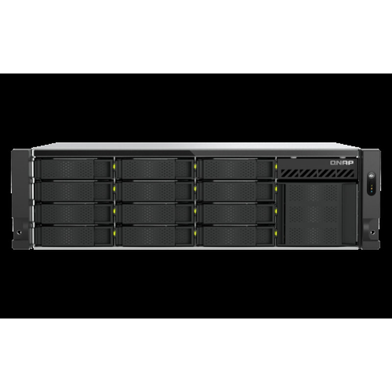 QNAP TS-H1655XEU-RP Servidor de almacenamiento Bastidor (3U) Intel Atom® C5125 8 GB DDR4 0 TB QuTS hero Negro, Gris QNAP TS-H1655XEU-RP Servidor de almacenamiento Bastidor (3U) Intel Atom® C5125 8 GB DDR4 0 TB QuTS hero Negro, Gris - Imagen 2