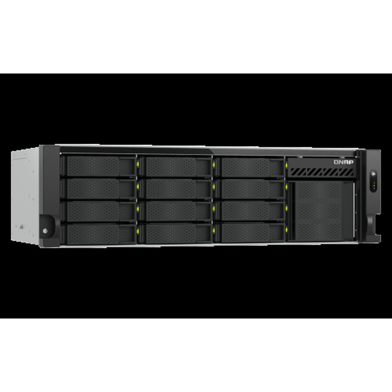 QNAP TS-H1655XEU-RP Servidor de almacenamiento Bastidor (3U) Intel Atom® C5125 8 GB DDR4 0 TB QuTS hero Negro, Gris QNAP TS-H1655XEU-RP Servidor de almacenamiento Bastidor (3U) Intel Atom® C5125 8 GB DDR4 0 TB QuTS hero Negro, Gris - Imagen 3