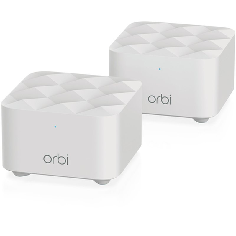 NETGEAR Orbi WiFi System (RBK12) AC1200 router inalámbrico Gigabit Ethernet Doble banda (2,4 GHz / 5 GHz) 4G Blanco