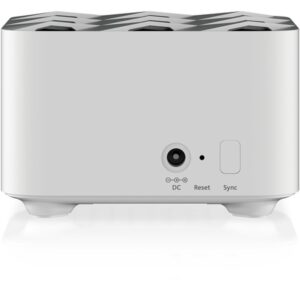 NETGEAR Orbi WiFi System (RBK12) AC1200 router inalámbrico Gigabit Ethernet Doble banda (2,4 GHz / 5 GHz) 4G Blanco