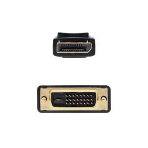 Nanocable Cable conversor DISPLAYPORT a DVI, DP/M - DVI/M, Negro, 2.0 M