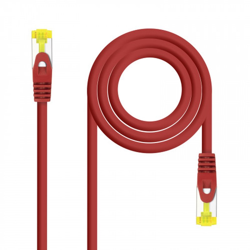 Nanocable Cable de red latiguillo RJ45 LSZH Cat.6A SFTP AWG26, Rojo, 3.0 m Nanocable Cable de red latiguillo RJ45 LSZH Cat.6A SFTP AWG26, Rojo, 3.0 m