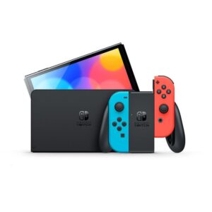 Nintendo Switch OLED videoconsola portátil 17,8 cm (7") 64 GB Pantalla táctil Wifi Azul, Rojo