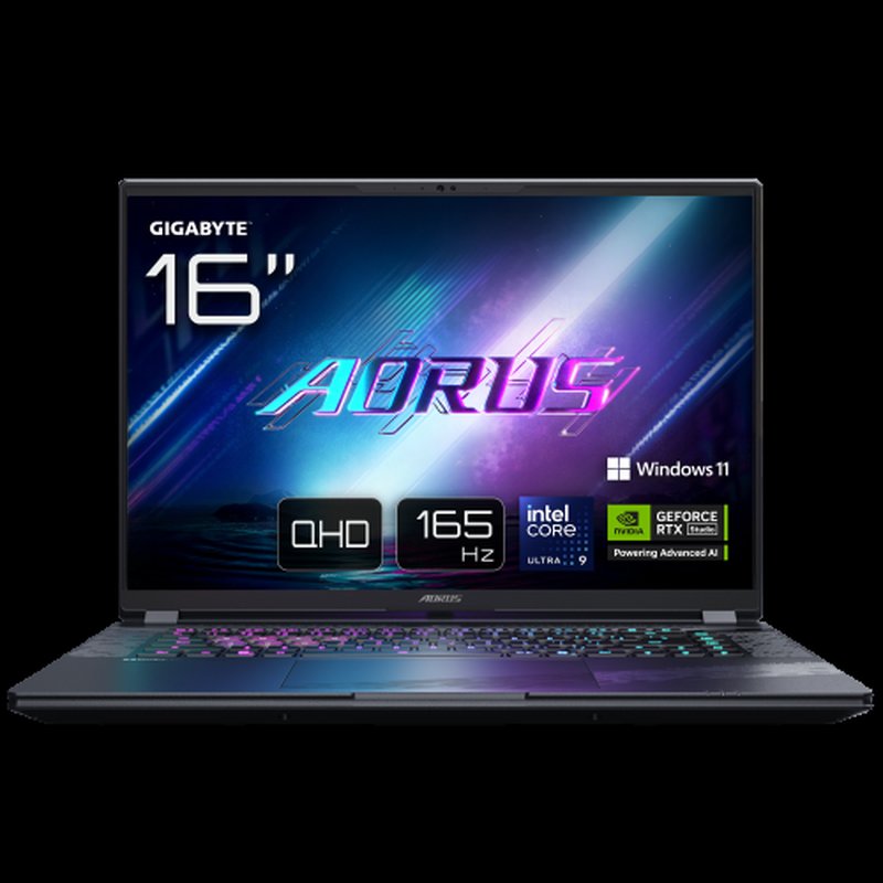 PORTATIL GIGABYTE AORUS ELITE 16 BWHC3E CORE ULTRA 9 275HX 32GB 1TB SSD RTX 5070 8GB 16" IPS 165HZ W11 BLACK PORTATIL GIGABYTE AORUS ELITE 16 BWHC3E CORE ULTRA 9 275HX 32GB 1TB SSD RTX 5070 8GB 16" IPS 165HZ W11 BLACK