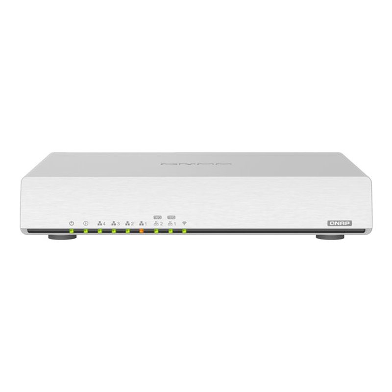 QNAP QHora-301W router inalámbrico 10 Gigabit Ethernet Doble banda (2,4 GHz / 5 GHz) Blanco