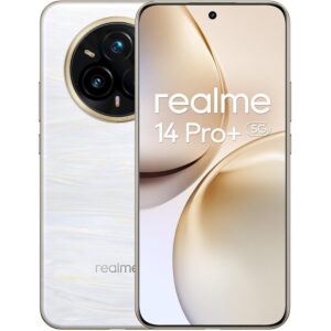 Alternative view of REALME 14 PRO+ 5G 512GB 12GB PEARL WHITE INT NFC + SUPERVOOC 120W POWER ADAPTER WHITE