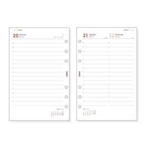 RECAMBIO ANUAL 2026 R598 OPEN500 117X181MM DIA PAGINA FINOCAM 711670026