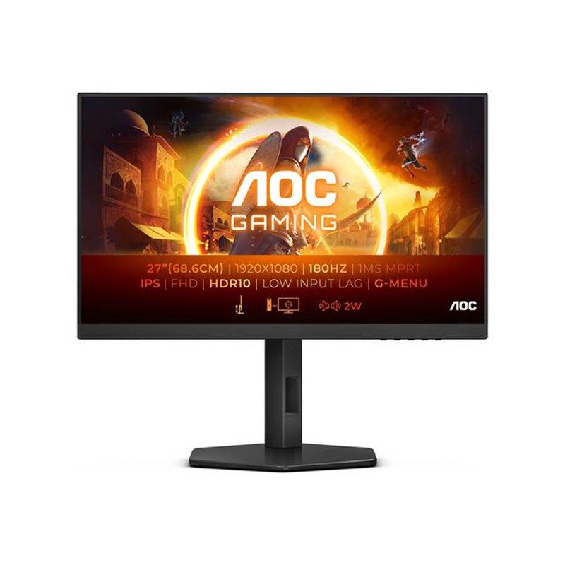 Reacondicionado | AOC 27G4X pantalla para PC 68,6 cm (27") 1920 x 1080 Pixeles Full HD LED Negro