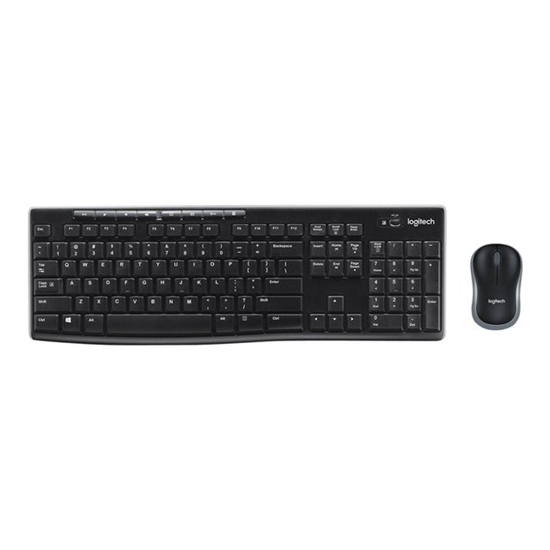 Reacondicionado | Logitech Wireless Combo MK270 teclado Ratón incluido USB QWERTY Español Negro Reacondicionado | Logitech Wireless Combo MK270 teclado Ratón incluido USB QWERTY Español Negro