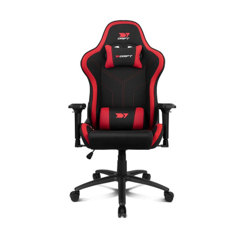 SILLA GAMING DRIFT DR110BR TEJIDO NEGRO ROJO SILLA GAMING DRIFT DR110BR TEJIDO NEGRO ROJO - Imagen 2
