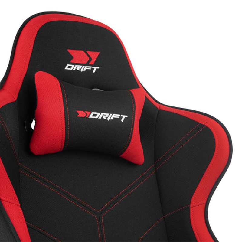 SILLA GAMING DRIFT DR110BR TEJIDO NEGRO ROJO SILLA GAMING DRIFT DR110BR TEJIDO NEGRO ROJO - Imagen 6