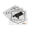 SURVEILLANCE STICKER ENG 10PCS