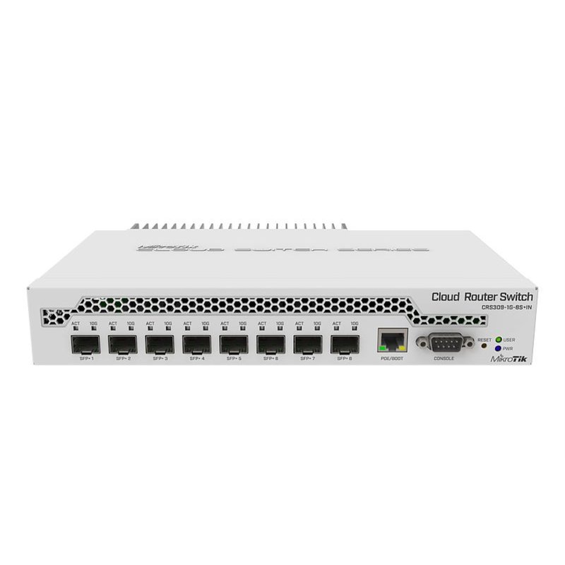 SWITCH MIKROTIK CRS309-1G-8S+IN SWITCH MIKROTIK CRS309-1G-8S+IN