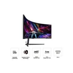 Samsung Odyssey S57CG952NU LED display 144,8 cm (57") 7680 x 2160 Pixeles Negro, Blanco