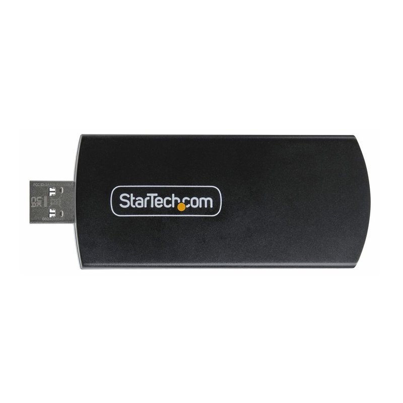 StarTech.com Adaptador USB Externo de Red Inalámbrica Wi-Fi 6E para Ordenador de Sobremesa o Portátil - NIC Inalámbrico de hasta 2402Mbps - Antena Plegable - WiFi 2,4/5/6GHz - 802.11b/g/n/ac/ax