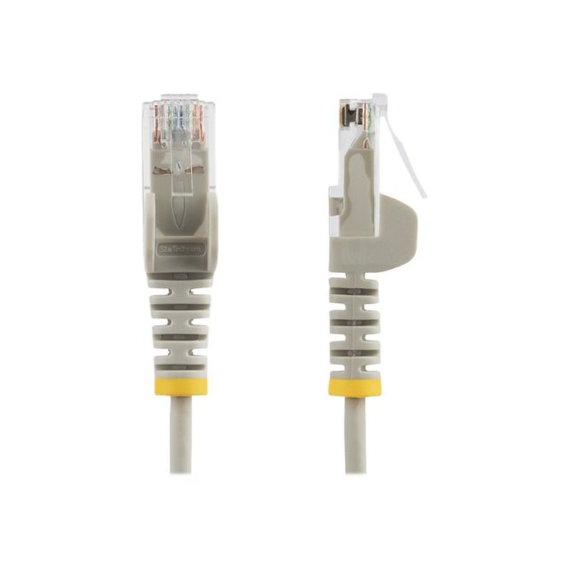 StarTech.com Cable Cat6 de 50cm - Delgado - con Conectores RJ45 sin Enganches - Gris - Imagen 2