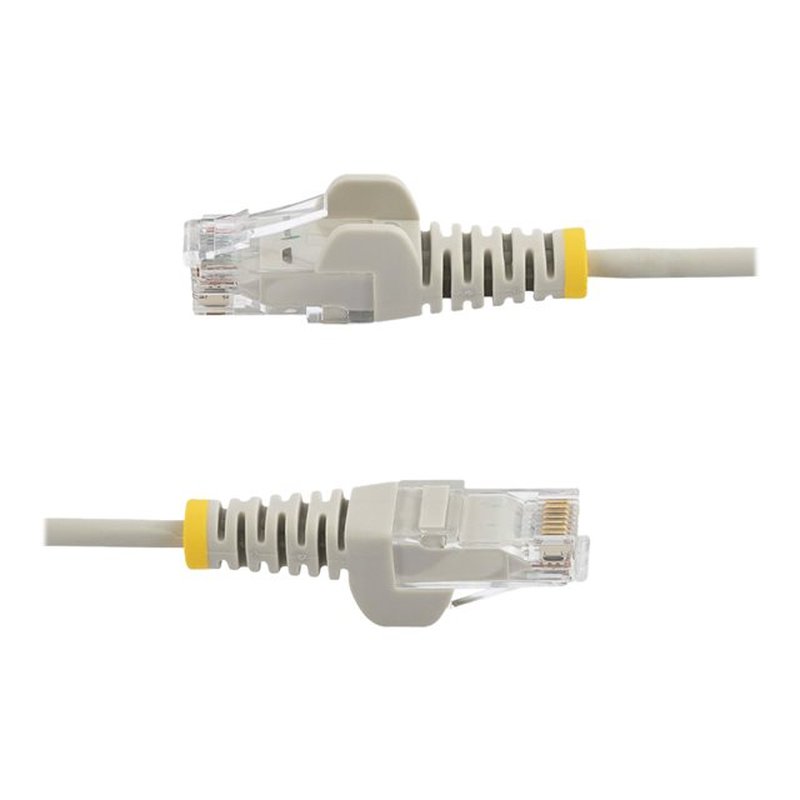 StarTech.com Cable Cat6 de 50cm - Delgado - con Conectores RJ45 sin Enganches - Gris - Imagen 3