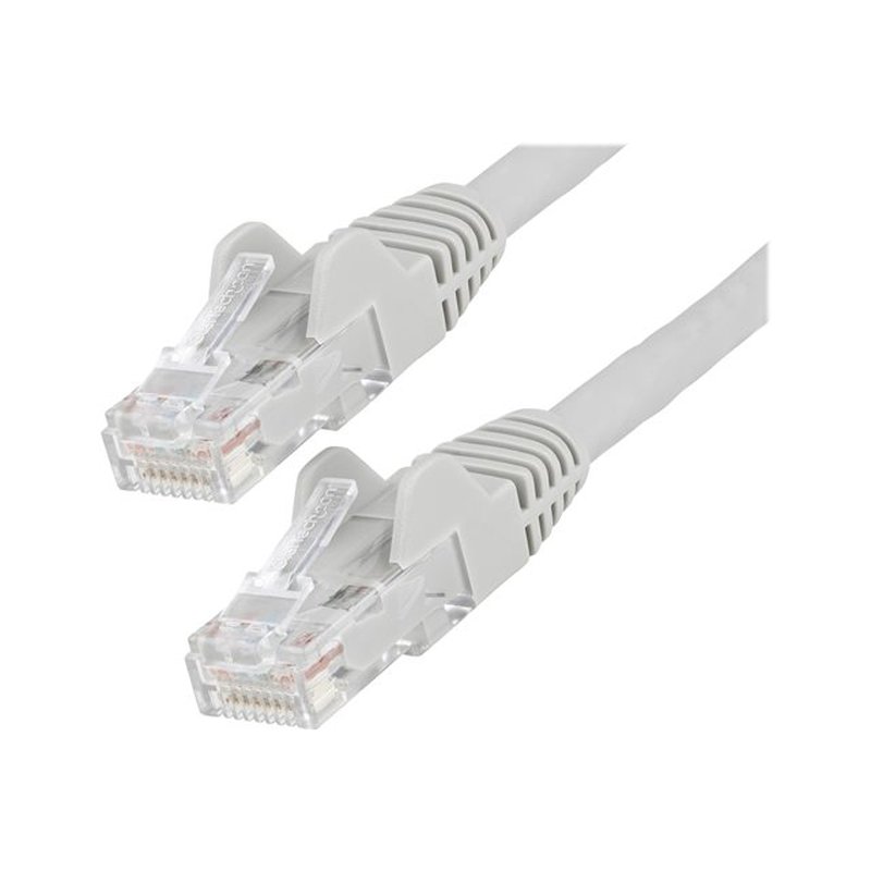 StarTech.com Cable Ethernet CAT6 de 50cm - LSZH - Cable de Red de 10 Gigabits de 650MHz y PoE de 100W UTP sin Enganches (Snagless) con Alivio de Tensión - Gris - CAT 6 - ETL StarTech.com Cable Ethernet CAT6 de 50cm - LSZH - Cable de Red de 10 Gigabits de 650MHz y PoE de 100W UTP sin Enganches (Snagless) con Alivio de Tensión - Gris - CAT 6 - ETL