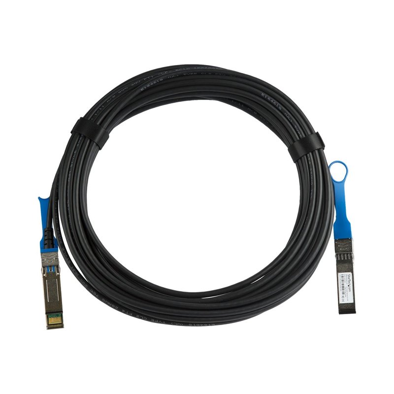 StarTech.com Cable de 10m Twinax Direct Attach SFP+ a SFP+ - 10G Compatible con Cisco SFP-H10GB-ACU10M - DAC Cobre SFP+ 10GbE - DAC Activo de Bajo Poder 10Gbps - Firepower ASR9000 ASR1000