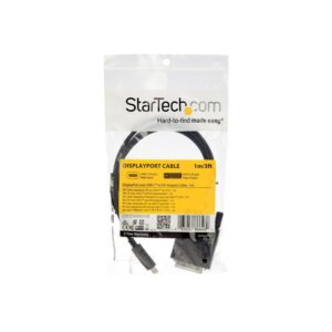 StarTech.com Cable de 1m USB-C a DVI - 1920 x 1200 - Negro