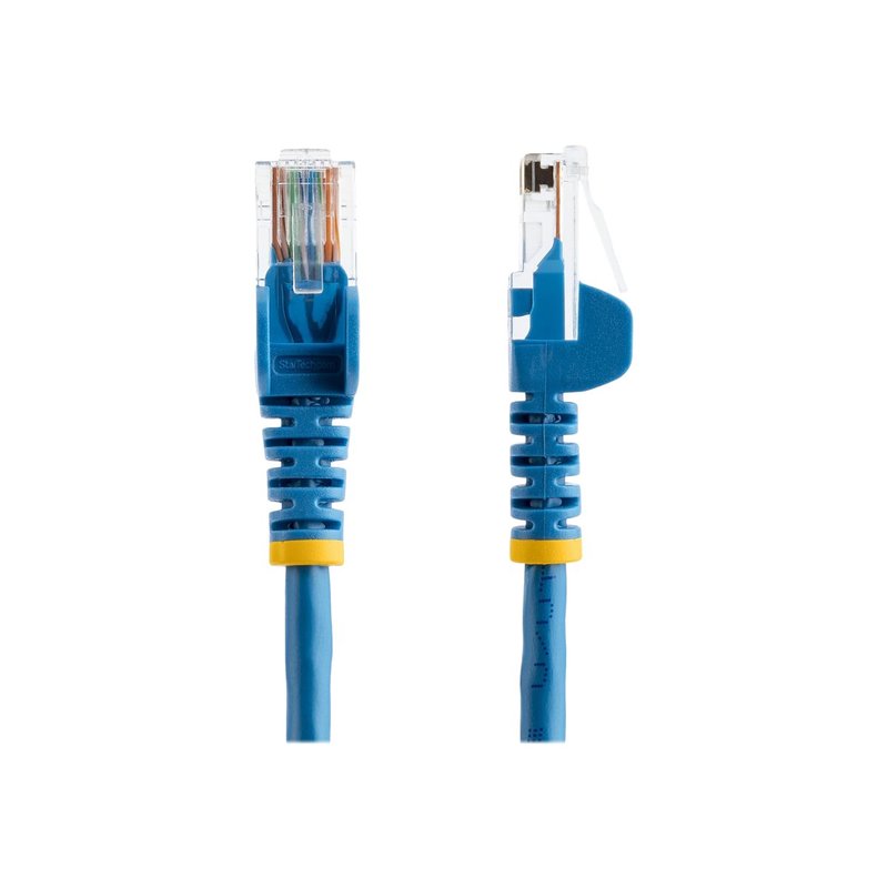 StarTech.com Cable de 2m Azul de Red Fast Ethernet Cat5e RJ45 sin Enganche - Cable Patch Snagless