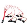 StarTech.com Cable de 50cm SAS Serial Attached SCSI SFF 8087 a 4x SATA Datos y Corriente Alimentación - Rojo StarTech.com Cable de 50cm SAS Serial Attached SCSI SFF 8087 a 4x SATA Datos y Corriente Alimentación - Rojo