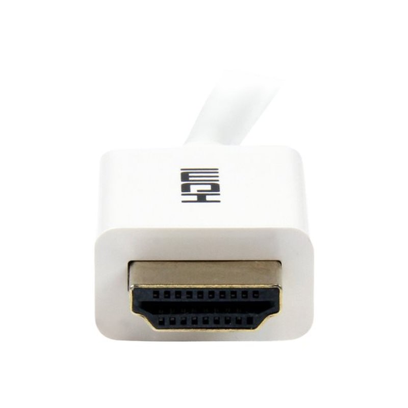 StarTech.com Cable de 5m HDMI con Ethernet CL3 - Cable HDMI Ultra HD para Instalaciones en Muro - Cable HDMI de Alta Velocidad UHD 4K 30Hz 10,2 Gbps - Cable de Vídeo HDMI 1.4 30AWG, Blanco - Imagen 2
