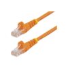 StarTech.com Cable de Red de 5m Naranja Cat5e Ethernet RJ45 sin Enganches