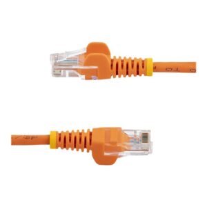 StarTech.com Cable de Red de 5m Naranja Cat5e Ethernet RJ45 sin Enganches