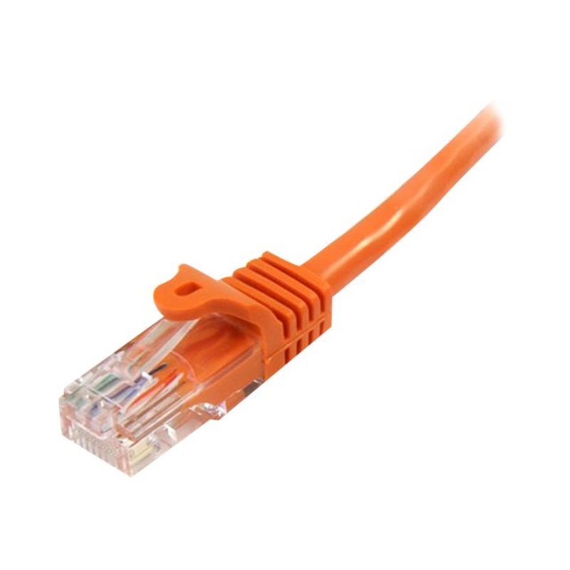 StarTech.com Cable de Red de 5m Naranja Cat5e Ethernet RJ45 sin Enganches - Imagen 5