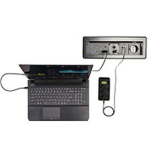 StarTech.com Caja de Conexiones para Mesa de Conferencias - con Módulos de Alimentación y A/V - Grommet Eléctrico para Mesa de Juntas StarTech.com Caja de Conexiones para Mesa de Conferencias - con Módulos de Alimentación y A/V - Grommet Eléctrico para Mesa de Juntas