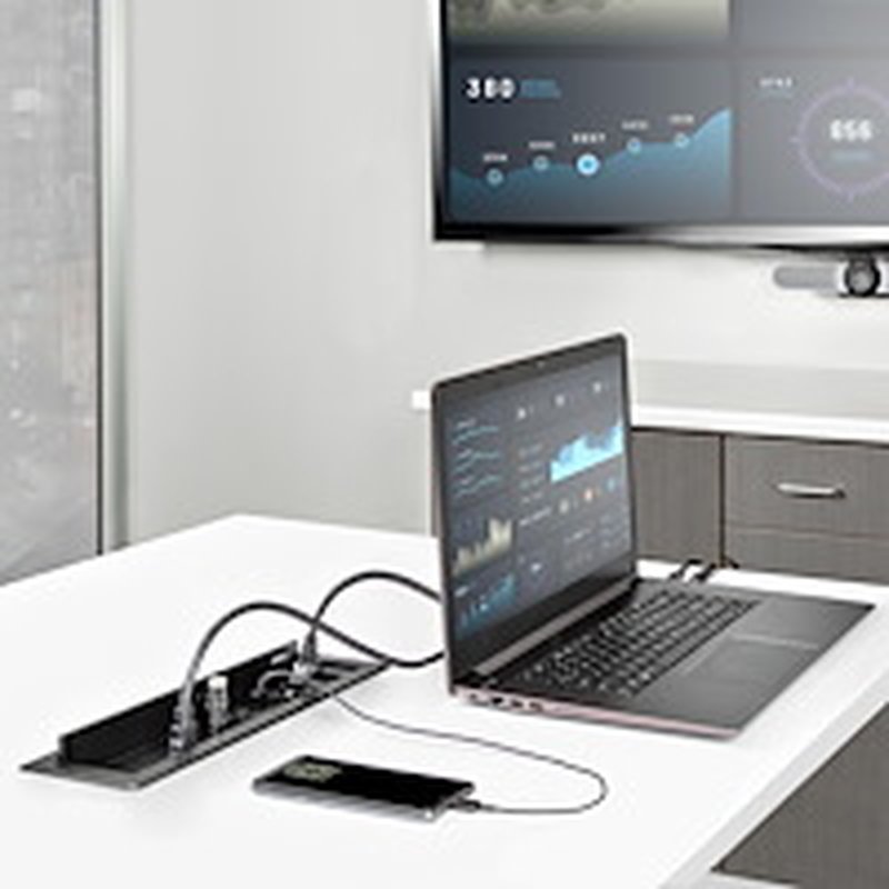 StarTech.com Caja de Conexiones para Mesa de Conferencias - con Módulos de Alimentación y A/V - Grommet Eléctrico para Mesa de Juntas StarTech.com Caja de Conexiones para Mesa de Conferencias - con Módulos de Alimentación y A/V - Grommet Eléctrico para Mesa de Juntas - Imagen 9