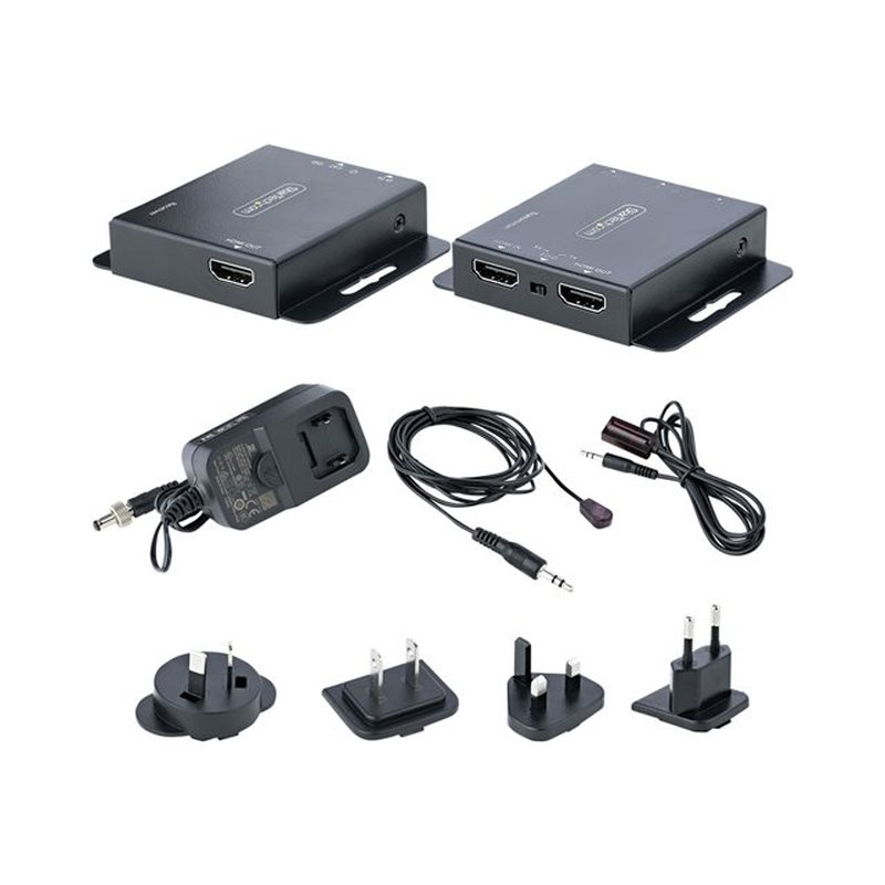 StarTech.com Extensor HDMI por CAT5/CAT6, 4K de 30Hz, para 39m o 1080p para 70m, Alargador HDMI, Juego Transmisor y Receptor PoC HDMI, Infrarrojos - para Vídeo Local - Imagen 10