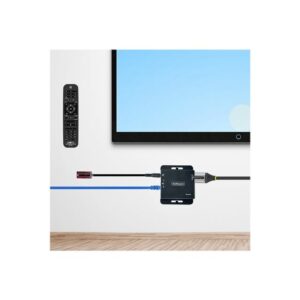 StarTech.com Extensor HDMI por CAT5/CAT6, 4K de 30Hz, para 39m o 1080p para 70m, Alargador HDMI, Juego Transmisor y Receptor PoC HDMI, Infrarrojos - para Vídeo Local
