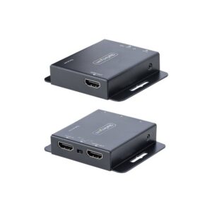 StarTech.com Extensor HDMI por CAT5/CAT6, 4K de 30Hz, para 39m o 1080p para 70m, Alargador HDMI, Juego Transmisor y Receptor PoC HDMI, Infrarrojos - para Vídeo Local
