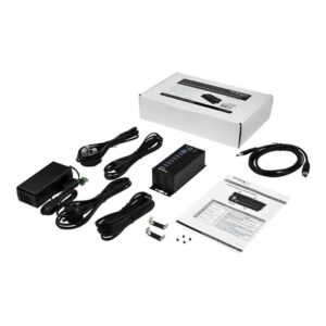 StarTech.com Hub Concentrador Ladrón USB 3.0 de 7 Puertos con Adaptador de Alimentación Externo - con Protección ESD de 350W StarTech.com Hub Concentrador Ladrón USB 3.0 de 7 Puertos con Adaptador de Alimentación Externo - con Protección ESD de 350W