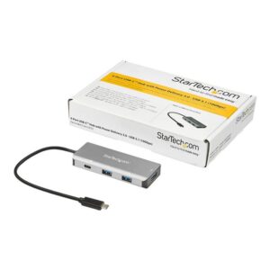 StarTech.com Hub Ladrón USB-C de 4 Puertos (10Gbps) - 3 Puertos USB-A y 1 Puerto USB-C - Entrega de Alimentación para Carga de 100W Passthrough - Mini Adaptador Concentrador Tipo C USB 3.1 Gen 2/USB 3.2 Gen 2 para Portátil - Compatible con TB3 StarTech.com Hub Ladrón USB-C de 4 Puertos (10Gbps) - 3 Puertos USB-A y 1 Puerto USB-C - Entrega de Alimentación para Carga de 100W Passthrough - Mini Adaptador Concentrador Tipo C USB 3.1 Gen 2/USB 3.2 Gen 2 para Portátil - Compatible con TB3