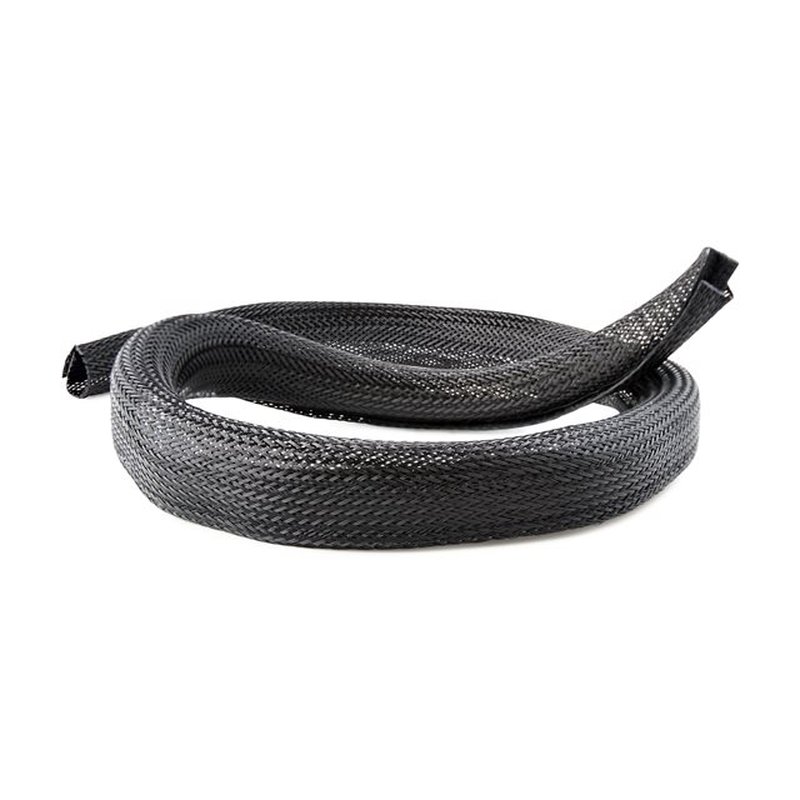 StarTech.com Manga de 3m de Gestión de Cableado, Conducto Pasacables Flexible de Cortar, 3cm de Dia. Manga Ocultacables de Poliéster para Administración de Cables, Negro - Imagen 3