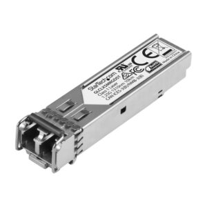 StarTech.com Módulo Transceptor SFP Compatible con Cisco GLC-LX-SM-RGD - 1000BASE-LX - Monomodo 1GbE - SFP Ethernet Gigabit 1Gb - LC - 10km - 1310nm - Cisco Firepower/ ASR920/ IE2000 DDM